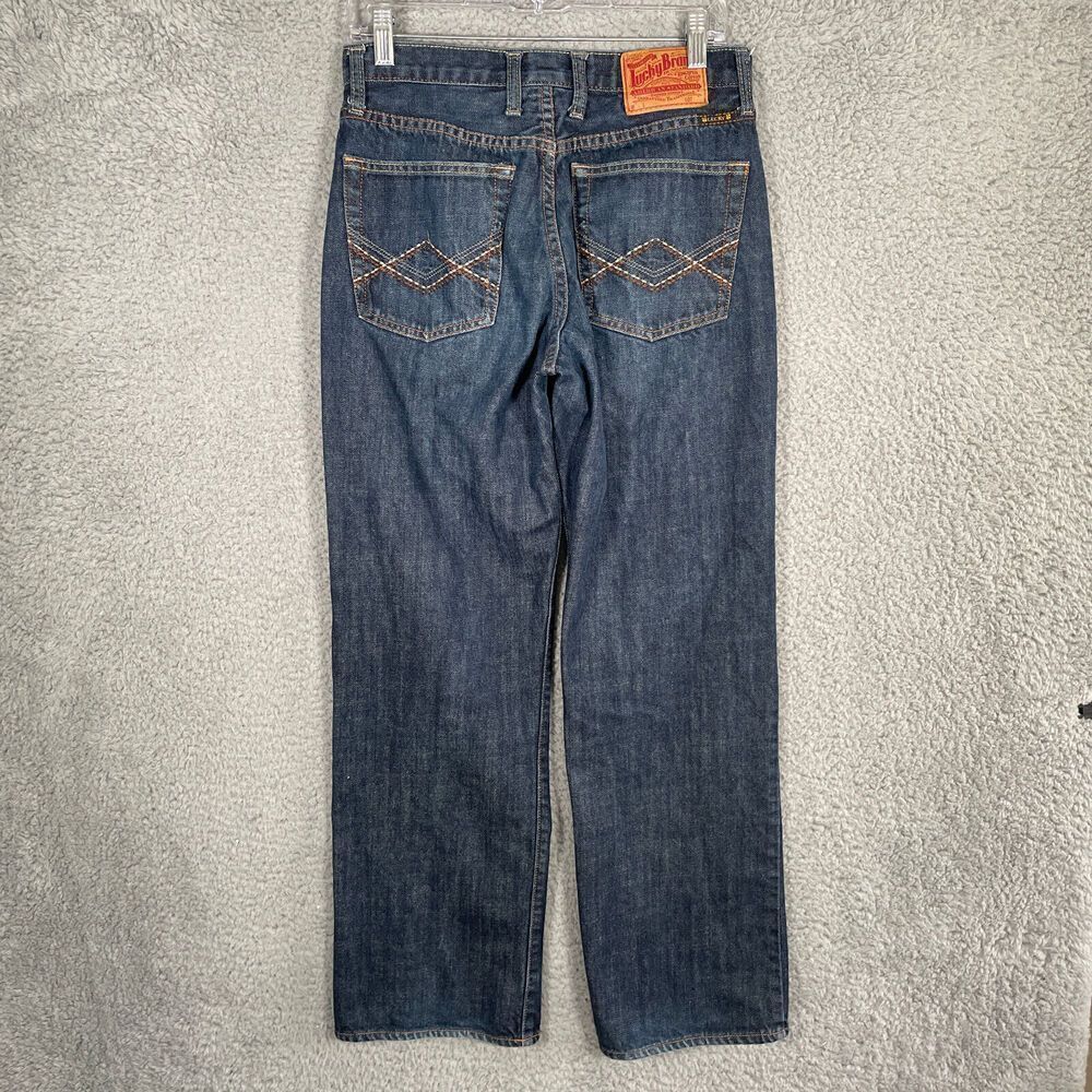 Men's LUCKY BRAND Robertson Straight Leg 165 Medium Wash Jean Zip Fly 31 x 30